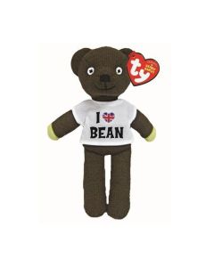 Mr Bean's Teddy in 'I Love Bean' T-shirt by TY 25cm 46204 