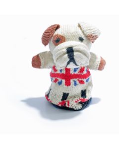 Bulldog Knitted Hand Puppet ChunkiChilli