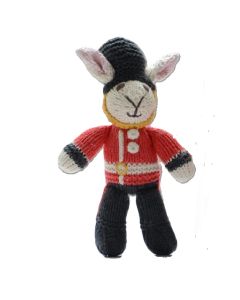 Mini Rabbit Guardsman Knitted Toy ChunkiChilli