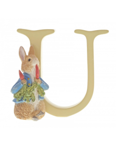 Beatrix Potter Alphabet Letter U Peter Rabbit With Radishes A5013