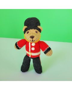 Mini Guardsman Teddy Knitted Toy ChunkiChilli