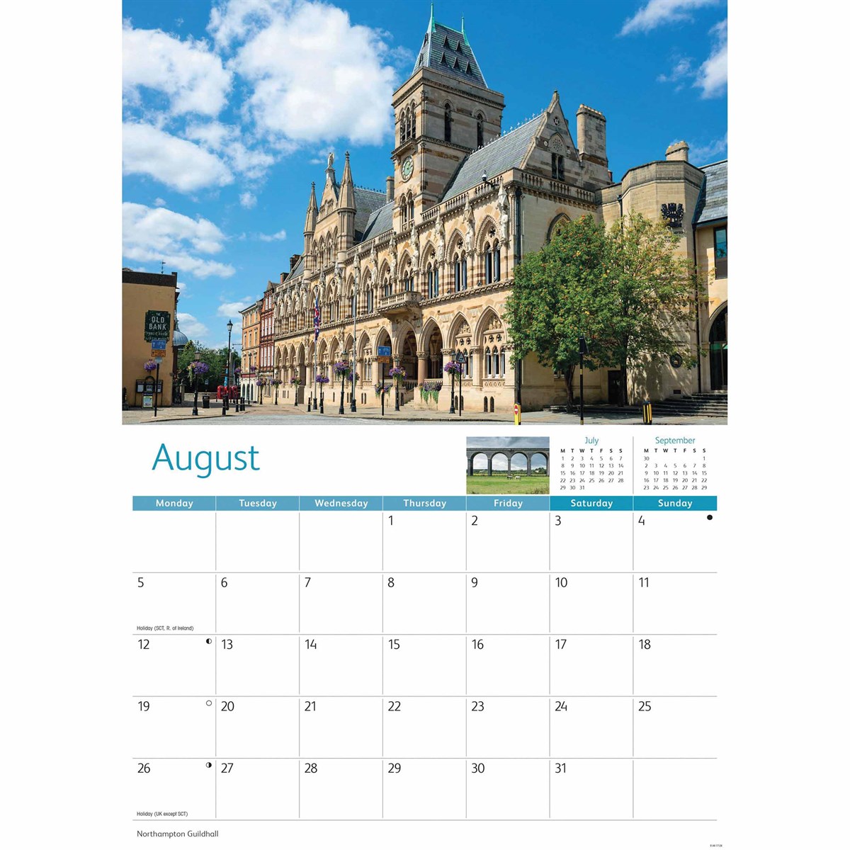 Northamptonshire A4 Calendar 2024 by Carousel Calendars 240123