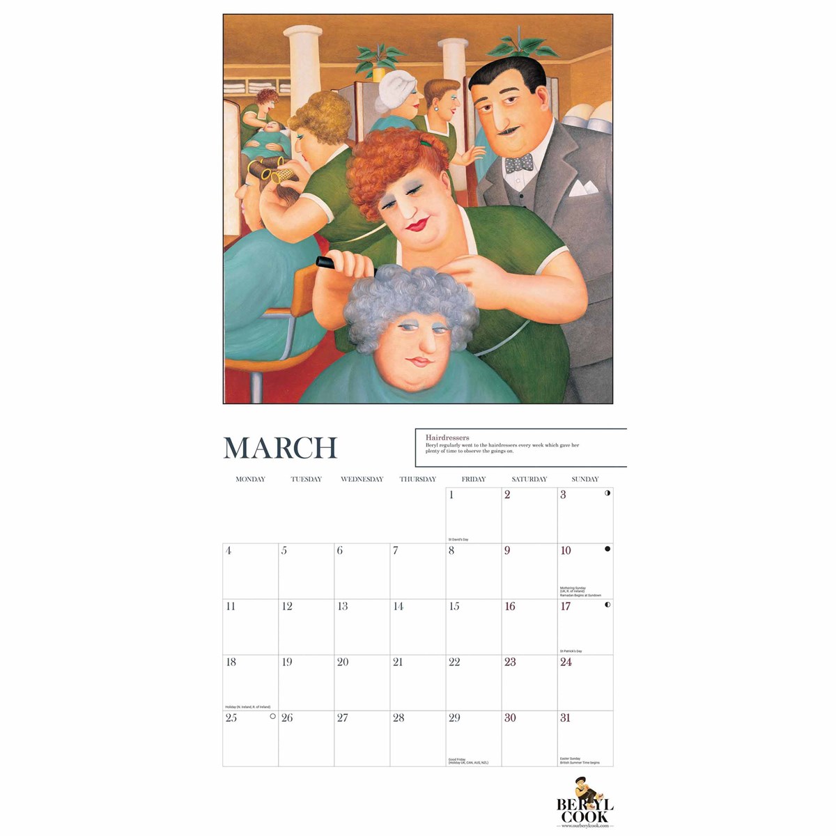 Beryl Cook Wall Calendar 2024 by Carousel Calendars 240253